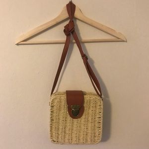Straw Crossbody Bag
